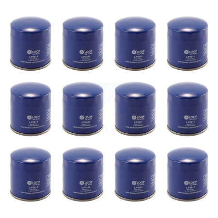 Engine Oil Filter (12 Pack) For Ford Escape Toyota Mazda Volkswagen 3 Jetta Tacoma Focus KLO-100153