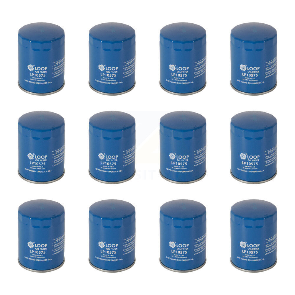 Engine Oil Filter (12 Pack) For Ford F-150 Chevrolet GMC Sierra 1500 Silverado Explorer X KLO-100154