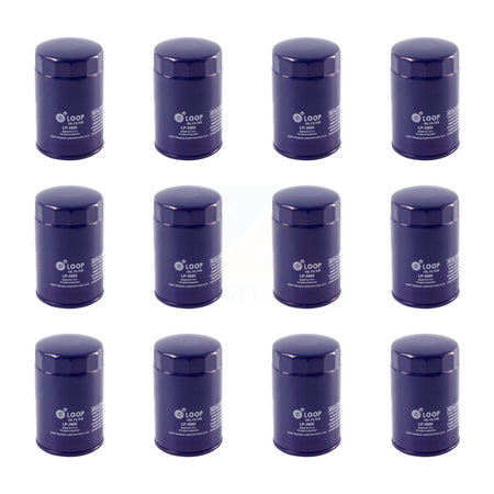 Engine Oil Filter (12 Pack) For Ford F-150 Dodge Ranger Ram 1500 Jeep Mazda Mustang 6 PT KLO-100156