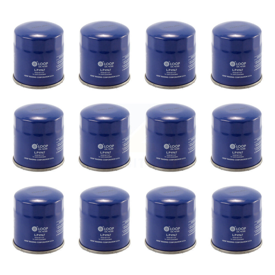 Engine Oil Filter (12 Pack) For Toyota Corolla RAV4 Yaris Camry Lexus Highlander Matrix C KLO-100165