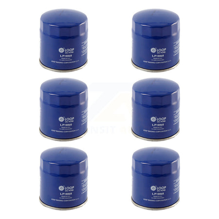 Engine Oil Filter (6 Pack) For Ram Jeep 1500 Chevrolet Dodge GMC Classic Journey Cherokee KLO-100170