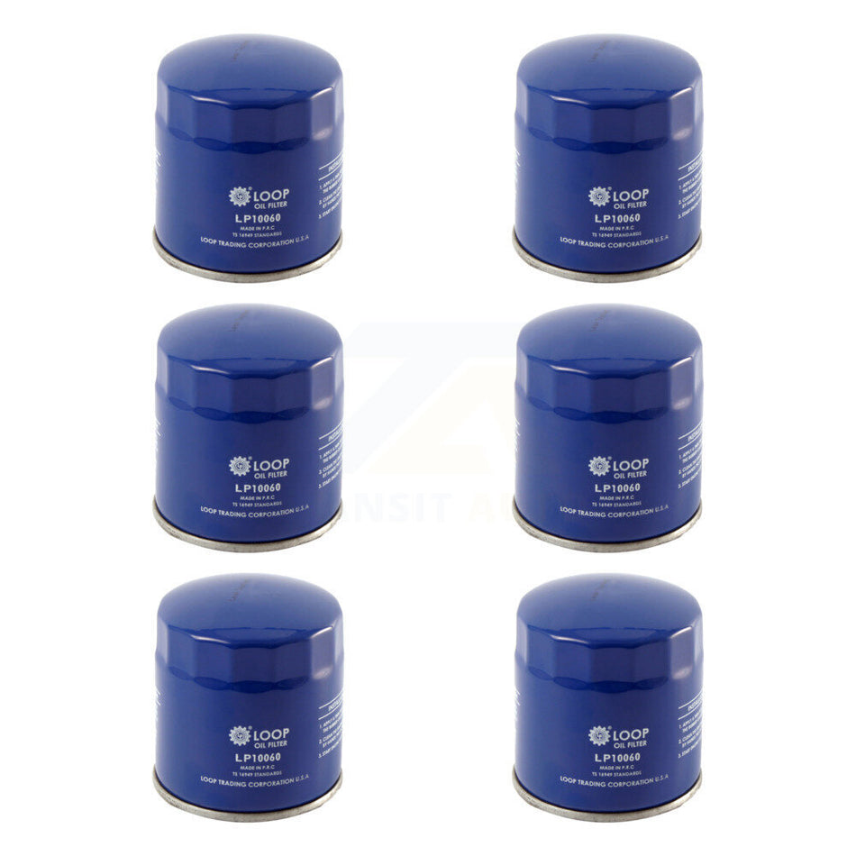 Engine Oil Filter (6 Pack) For Ram Jeep 1500 Chevrolet Dodge GMC Classic Journey Cherokee KLO-100170