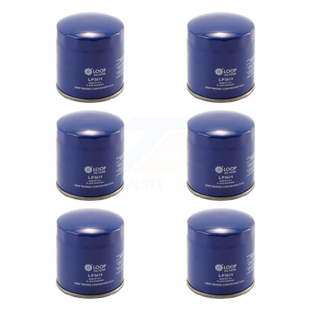 Engine Oil Filter (6 Pack) For Ford Escape Toyota Mazda Volkswagen 3 Jetta Tacoma Focus 5 KLO-100177
