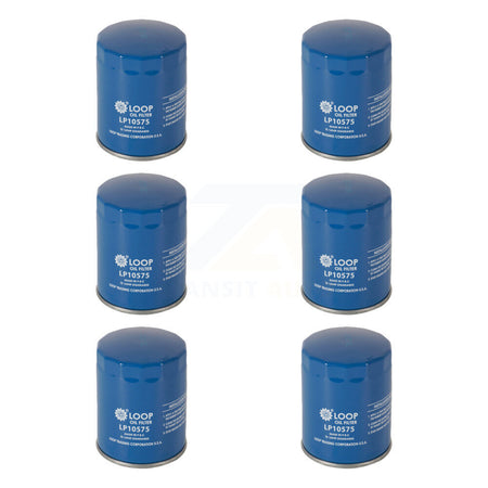 Engine Oil Filter (6 Pack) For Ford F-150 Chevrolet GMC Sierra 1500 Silverado Explorer HD KLO-100178