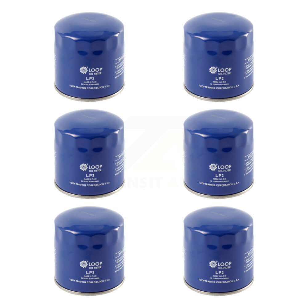 Engine Oil Filter (6 Pack) For Ford F-150 Ram Dodge F-350 Super Duty 1500 F-250 Jeep 300 KLO-100179