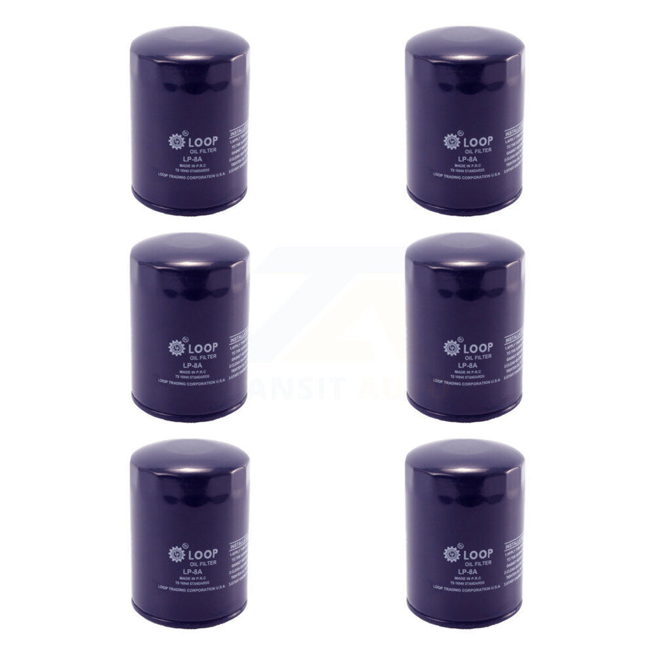Engine Oil Filter (6 Pack) For Ford F-150 Mustang Ranger F-250 E-350 Econoline F-350 HD KLO-100181