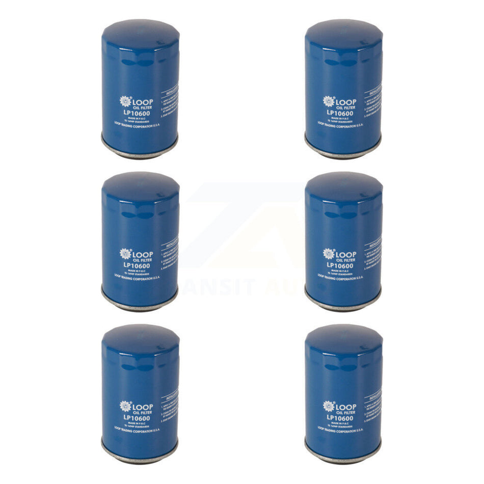 Engine Oil Filter (6 Pack) For Volkswagen Audi Jetta Tiguan Q5 A4 Quattro Q3 GTI A5 CC A3 KLO-100185