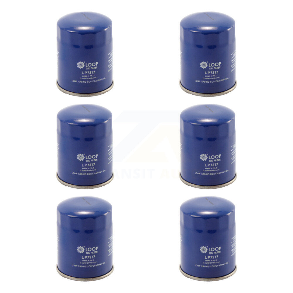 Engine Oil Filter (6 Pack) For Honda Civic CR-V Subaru Acura Mitsubishi Accord Nissan RDX KLO-100187