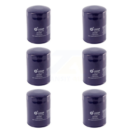 Engine Oil Filter (6 Pack) For GMC Chevrolet Sierra 2500 HD Silverado 3500 Express Savana KLO-100190