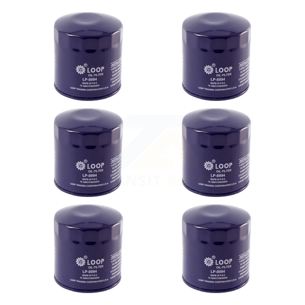 Engine Oil Filter (6 Pack) For Audi A4 Quattro Volkswagen Passat A6 Allroad S4 Cabriolet KLO-100192