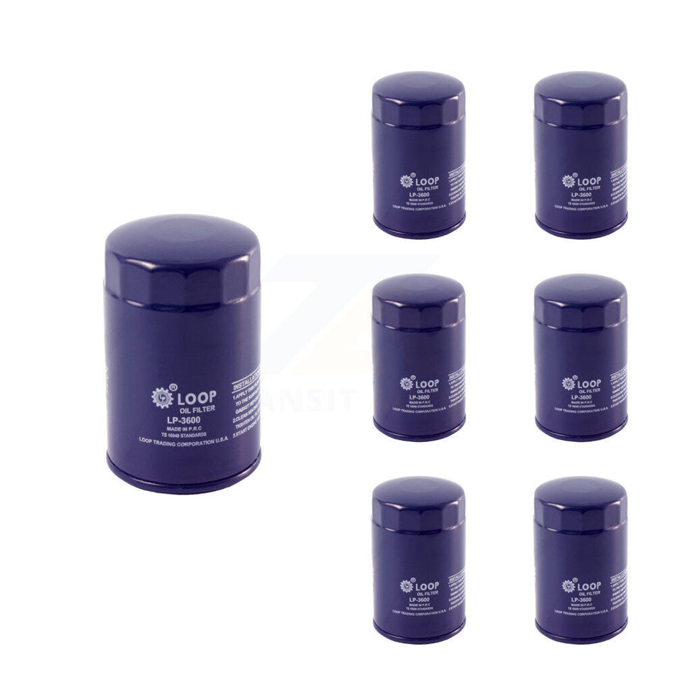 Engine Oil Filter (7 Pack) For Ford F-150 Dodge Ranger Ram 1500 Jeep Mazda Mustang Dakota KLO-100204