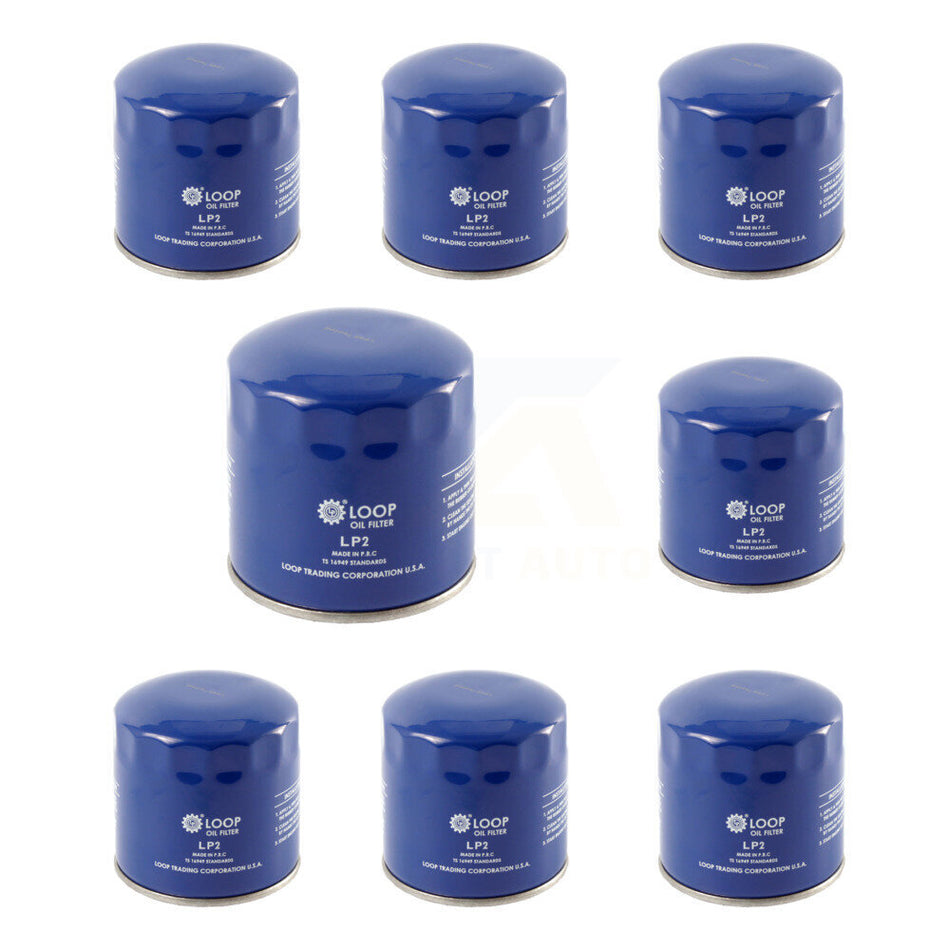 Engine Oil Filter (8 Pack) For Ford F-150 Ram Dodge F-350 Super Duty 1500 F-250 Jeep 300 KLO-100227