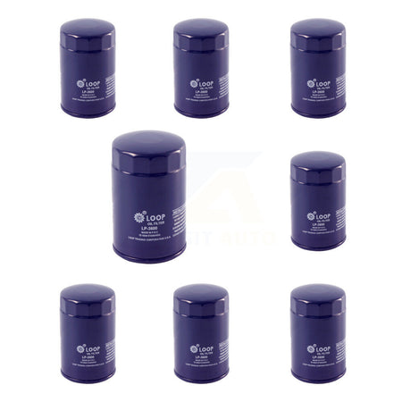 Engine Oil Filter (8 Pack) For Ford F-150 Dodge Ranger Ram 1500 Jeep Mazda Mustang Dakota KLO-100228