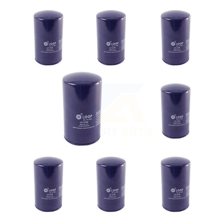 Engine Oil Filter (8 Pack) For Ford F-350 Super Duty F-250 E-350 Econoline HD Club Wagon KLO-100231