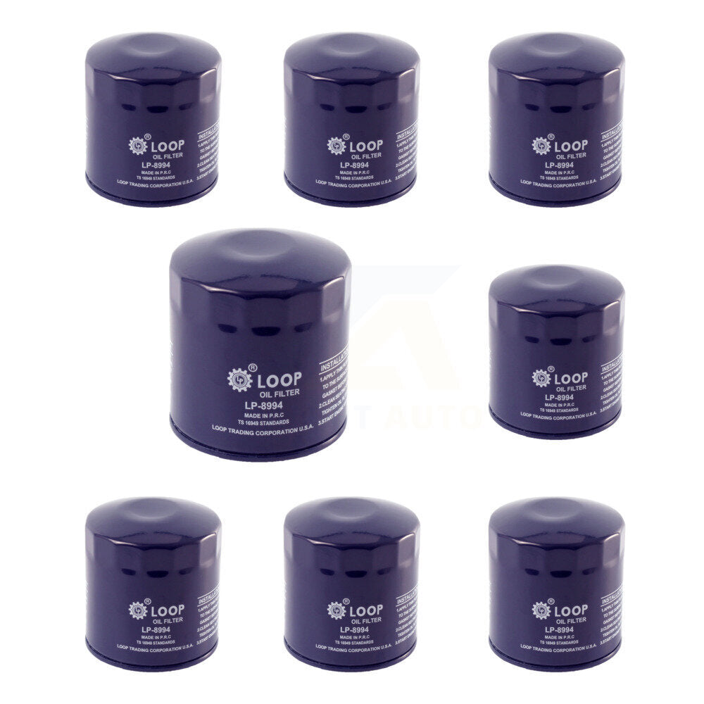 Engine Oil Filter (8 Pack) For Audi A4 Quattro Volkswagen Passat A6 Allroad S4 Cabriolet KLO-100240