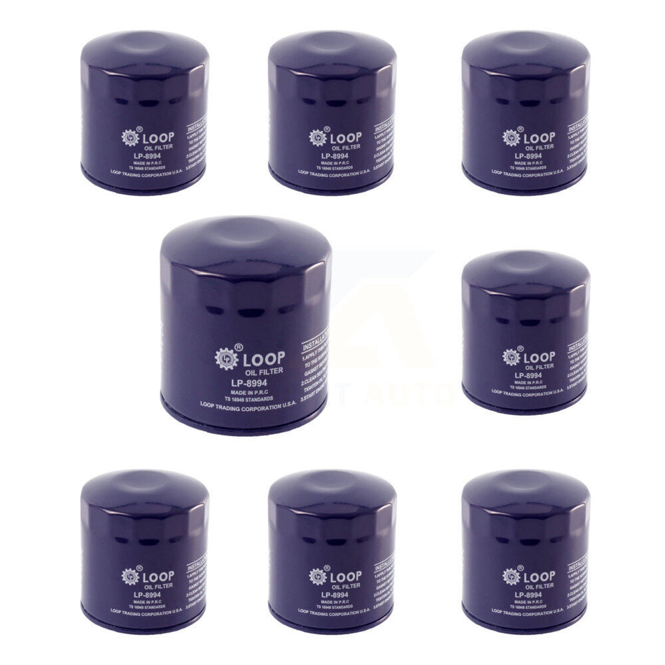 Engine Oil Filter (8 Pack) For Audi A4 Quattro Volkswagen Passat A6 Allroad S4 Cabriolet KLO-100240