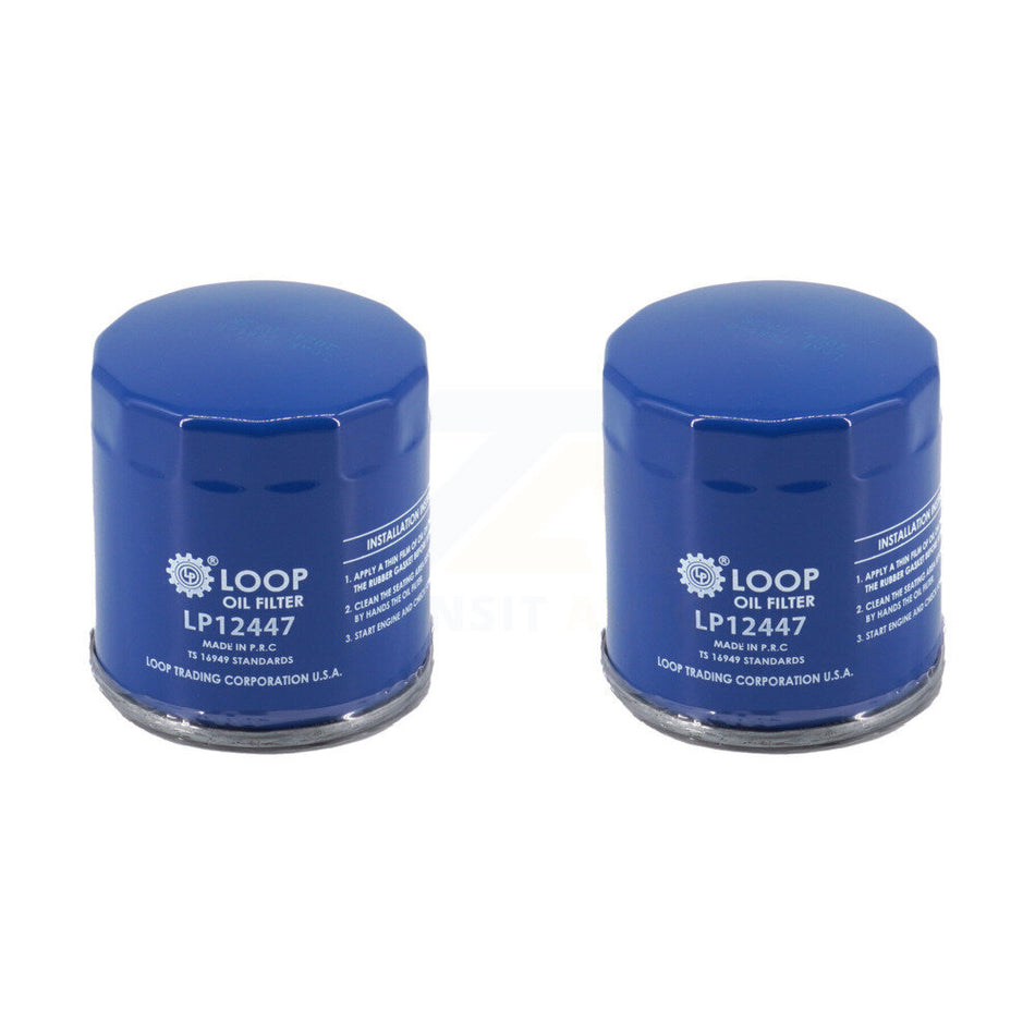 Engine Oil Filter (2 Pack) For Chevrolet GMC Silverado 1500 Sierra Cadillac Buick Encore KLO-100281