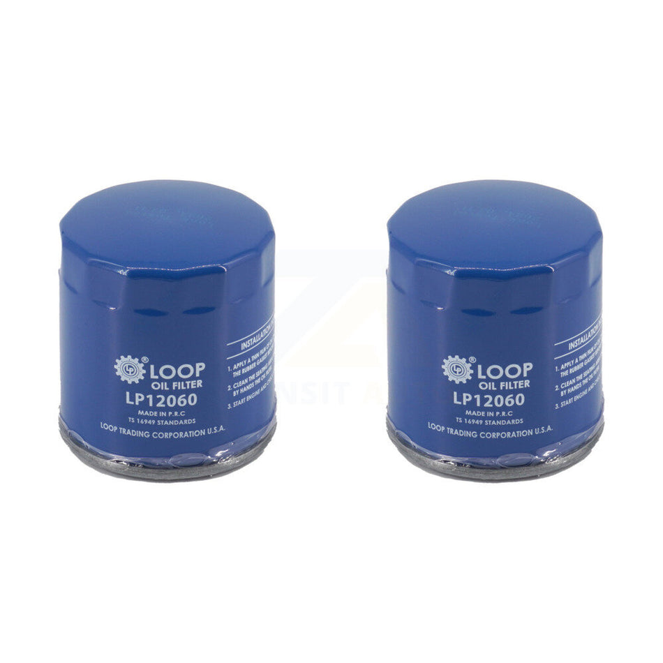 Engine Oil Filter (2 Pack) For Chevrolet GMC Equinox Buick Terrain Cruze Malibu Colorado KLO-100282