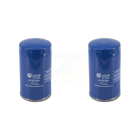 Engine Oil Filter (2 Pack) For Ram Dodge 2500 3500 W250 D250 D350 W350 Ford F-700 Hino 45 KLO-100284
