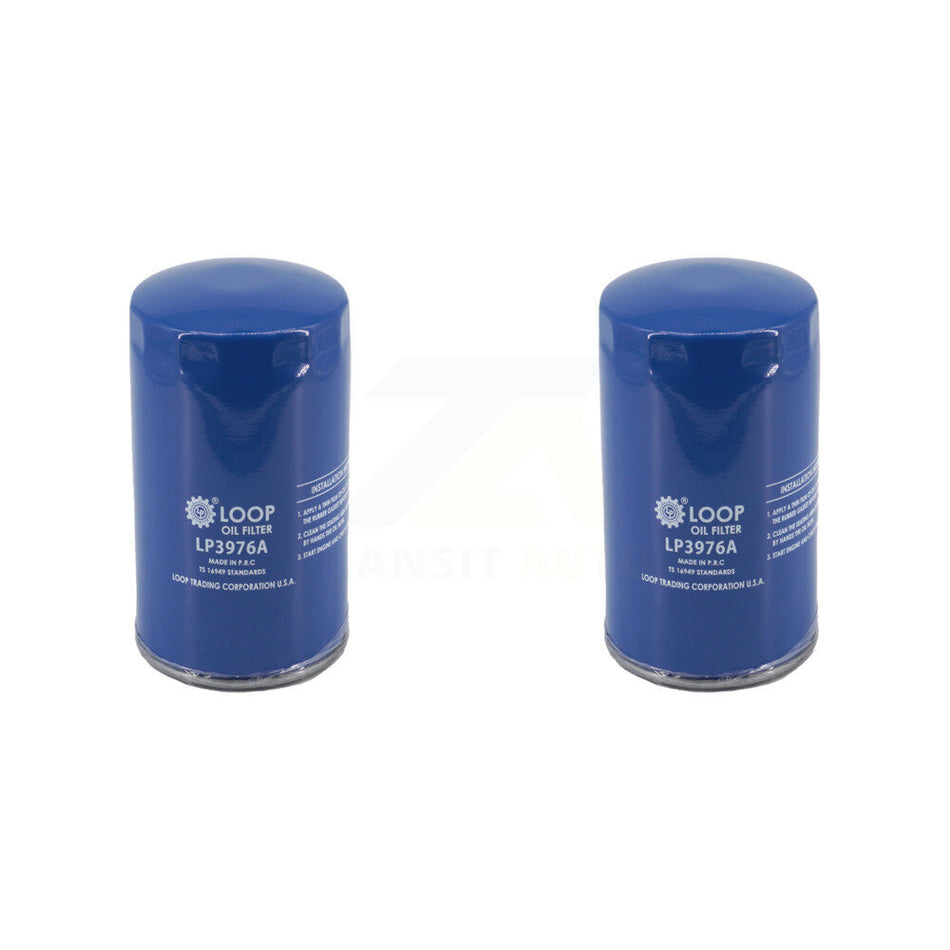 Engine Oil Filter (2 Pack) For Ram Dodge 2500 3500 W250 D250 D350 W350 Ford F-700 Hino 45 KLO-100284