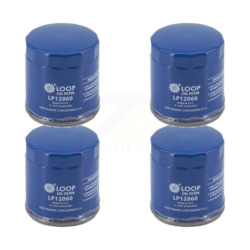 Engine Oil Filter (4 Pack) For Chevrolet GMC Equinox Buick Terrain Cruze Malibu Colorado KLO-100292