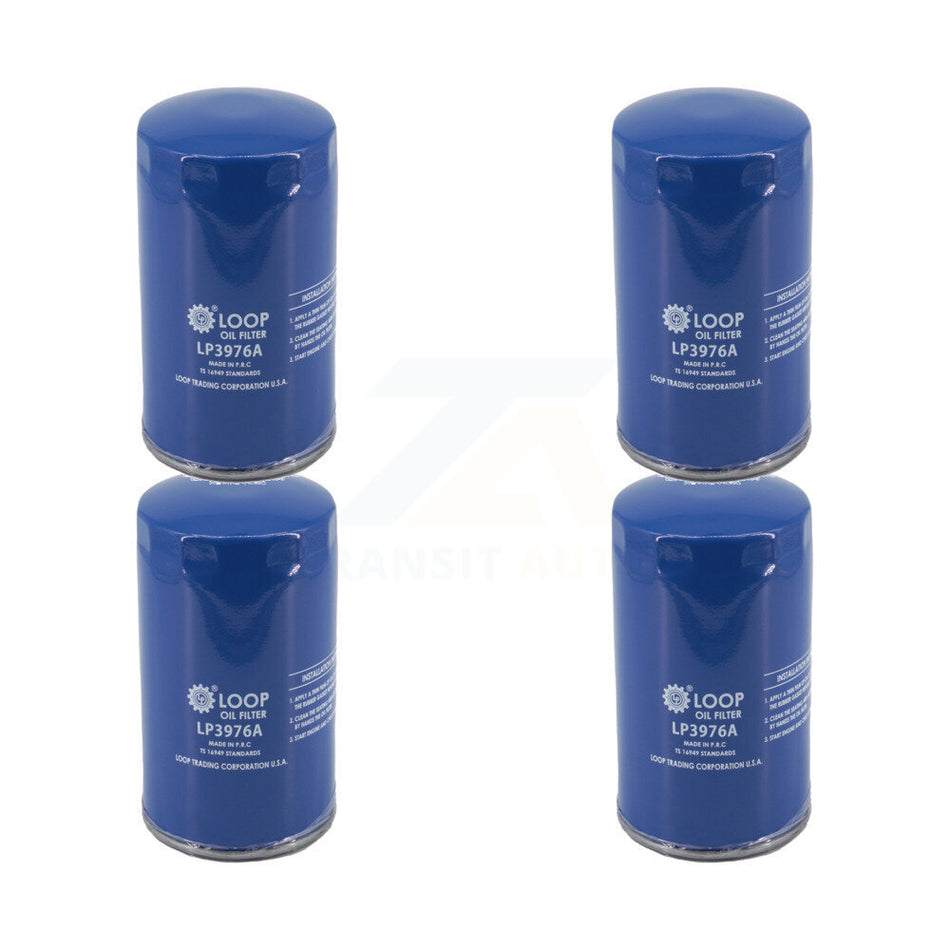 Engine Oil Filter (4 Pack) For Ram Dodge 2500 3500 W250 D250 D350 W350 Ford F-700 Hino 45 KLO-100294