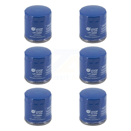 Engine Oil Filter (6 Pack) For Chevrolet GMC Equinox Buick Terrain Cruze Malibu Colorado KLO-100302
