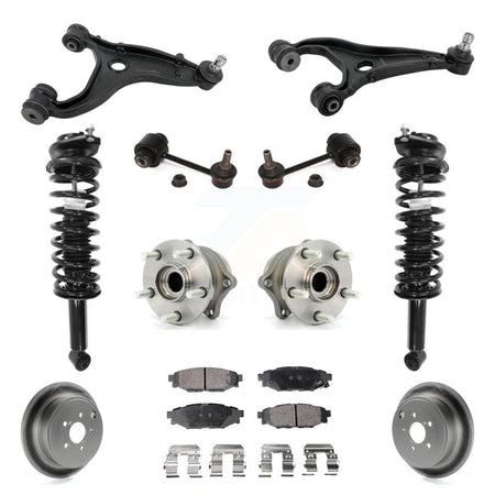 Rear Disc Rotor Brake Pad Hub Bearing Control Arm Tie Rod End Complete Strut Assembly Coil Spring Sh