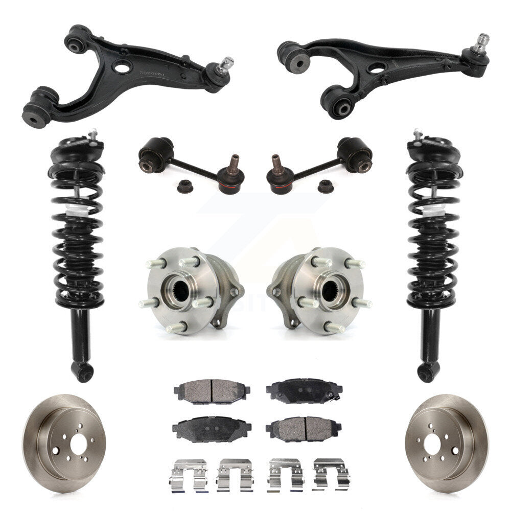 Rear Disc Rotor Brake Pad Hub Bearing Control Arm Tie Rod End Complete Strut Assembly Coil Spring Sh