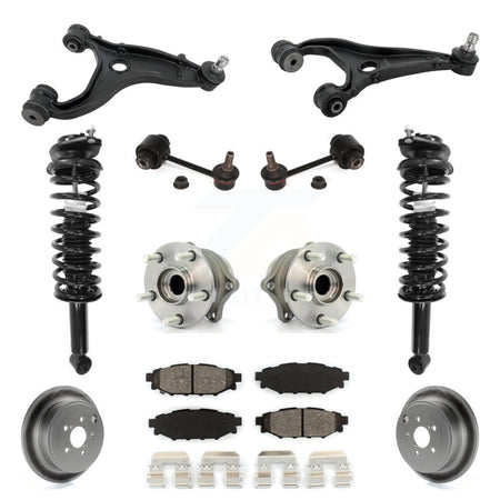 Rear Disc Rotor Brake Pad Hub Bearing Control Arm Tie Rod End Complete Strut Assembly Coil Spring Sh