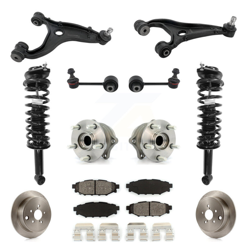 Rear Disc Rotor Brake Pad Hub Bearing Control Arm Tie Rod End Complete Strut Assembly Coil Spring Sh
