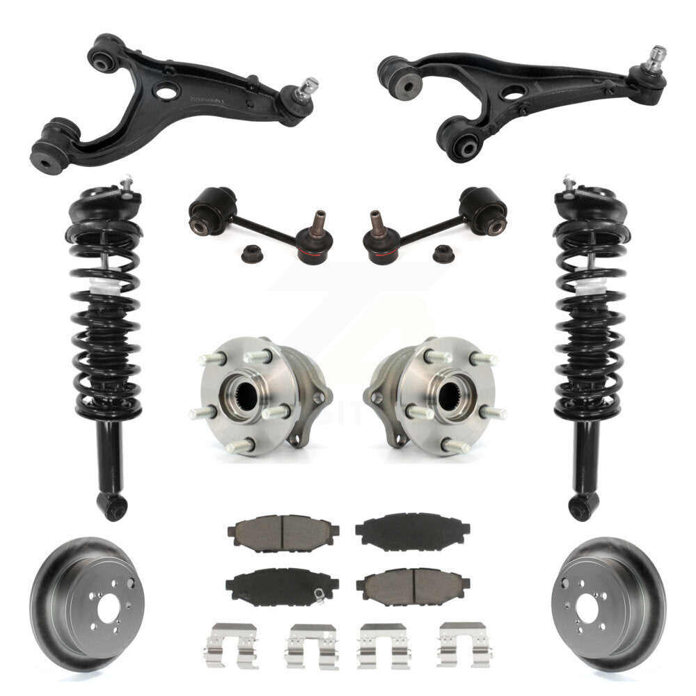 Rear Disc Rotor Brake Pad Hub Bearing Control Arm Tie Rod End Complete Strut Assembly Coil Spring Sh