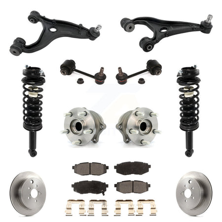 Rear Disc Rotor Brake Pad Hub Bearing Control Arm Tie Rod End Complete Strut Assembly Coil Spring Sh