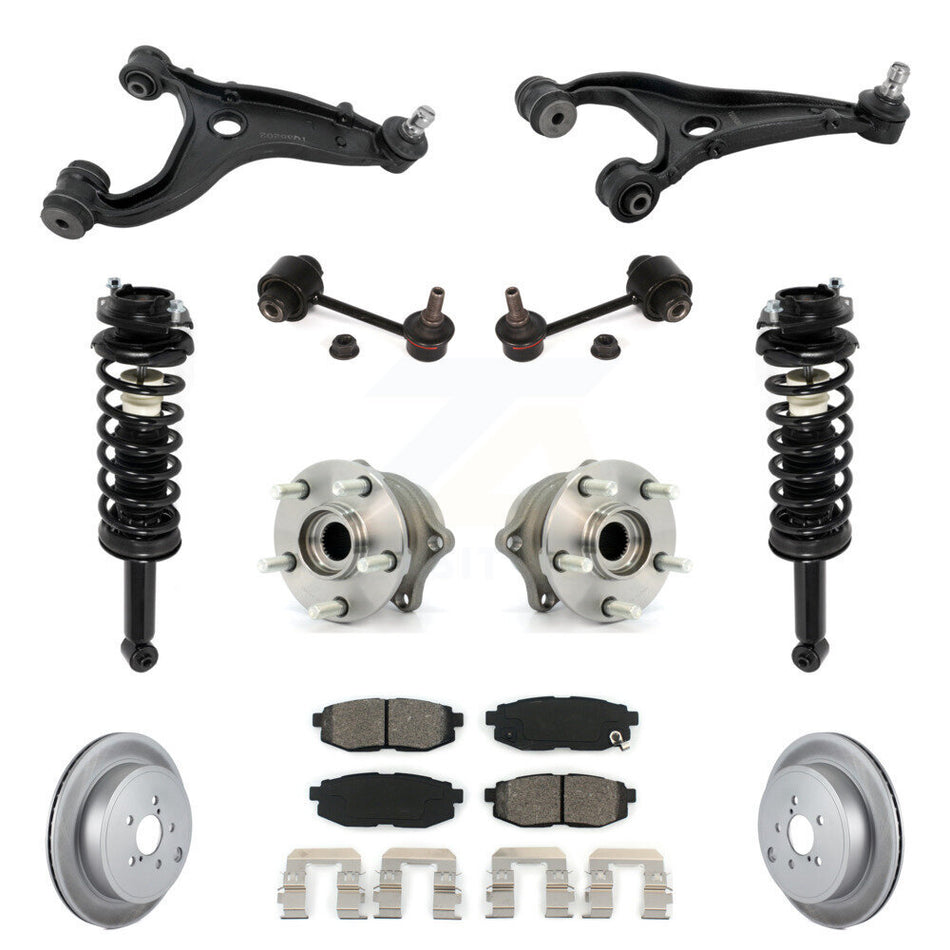 Rear Disc Rotor Brake Pad Hub Bearing Control Arm Tie Rod End Complete Strut Assembly Coil Spring Sh