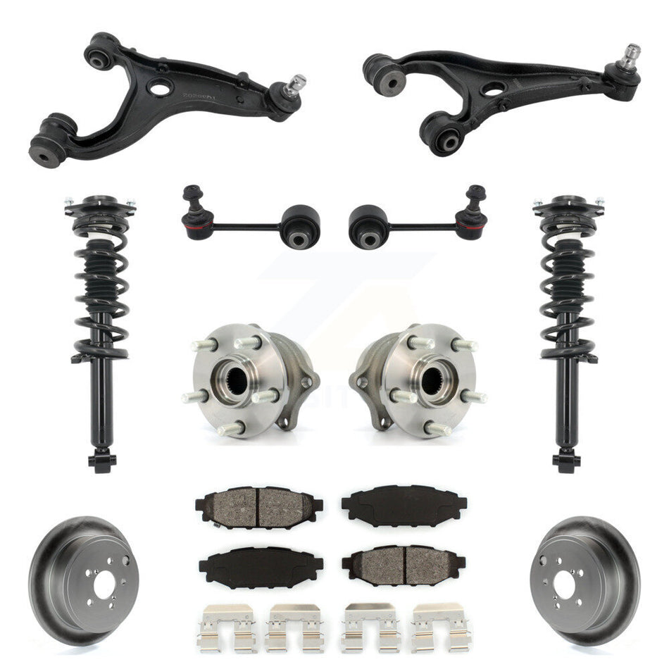 Rear Disc Rotor Brake Pad Hub Bearing Control Arm Tie Rod End Complete Strut Assembly Coil Spring Sh