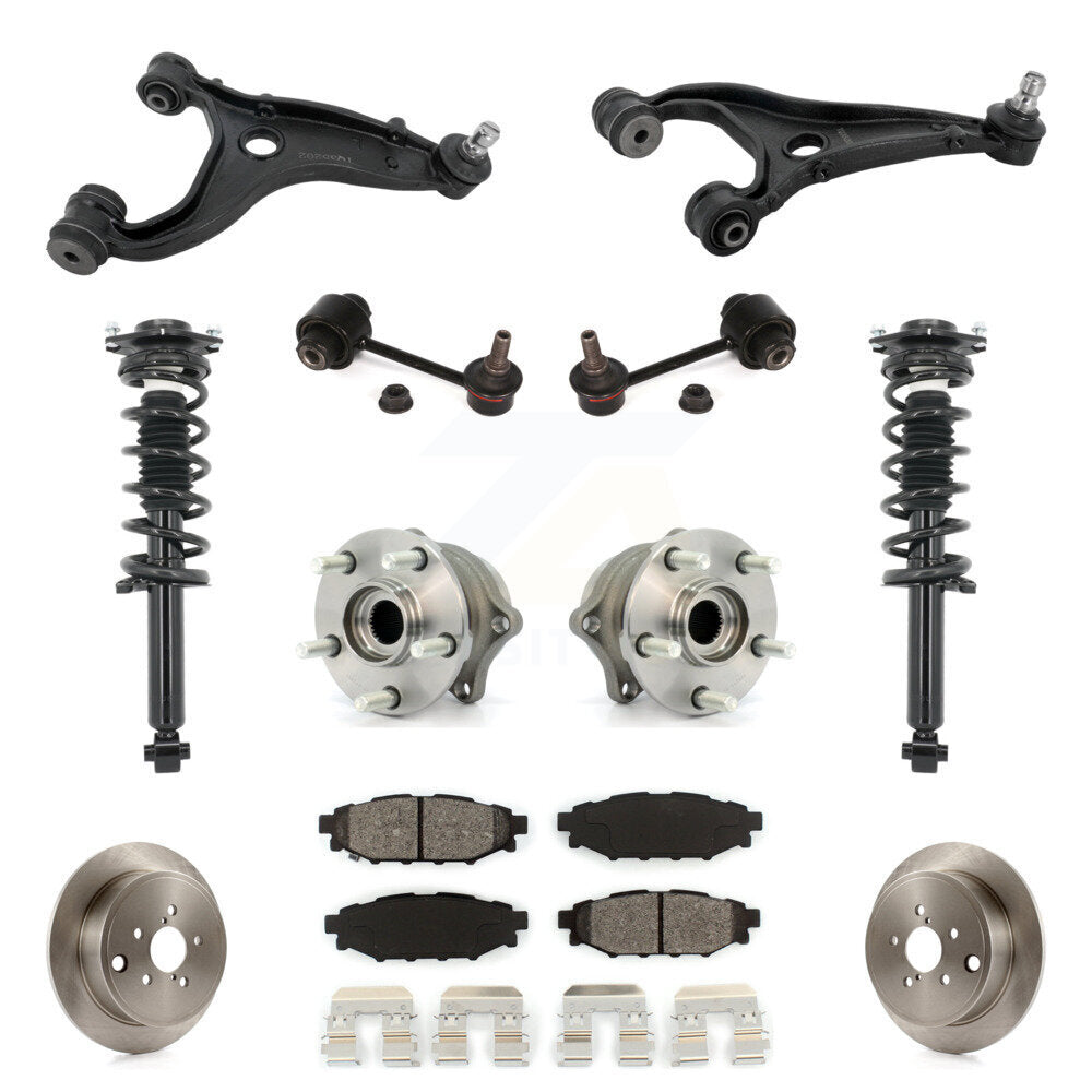 Rear Disc Rotor Brake Pad Hub Bearing Control Arm Tie Rod End Complete Strut Assembly Coil Spring Sh