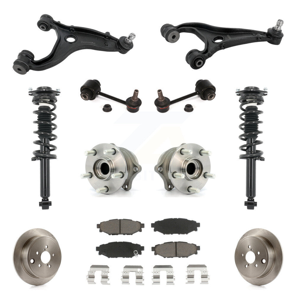 Rear Disc Rotor Brake Pad Hub Bearing Control Arm Tie Rod End Complete Strut Assembly Coil Spring Sh