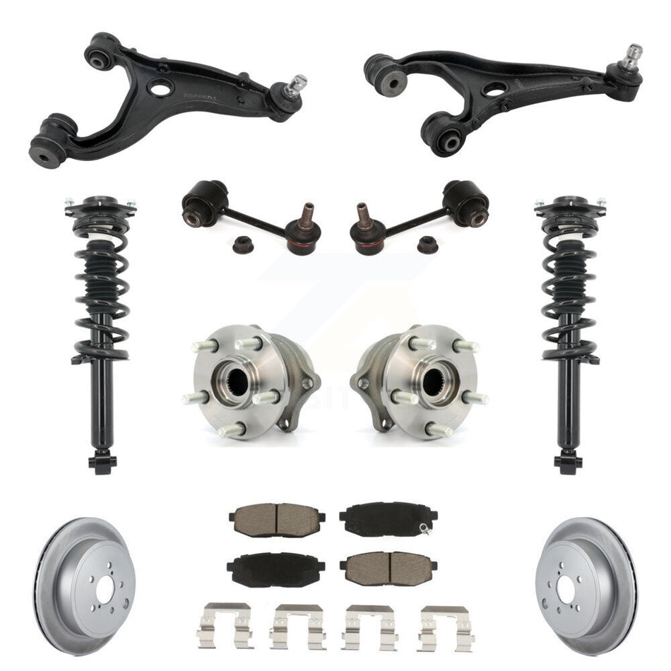 Rear Disc Rotor Brake Pad Hub Bearing Control Arm Tie Rod End Complete Strut Assembly Coil Spring Sh