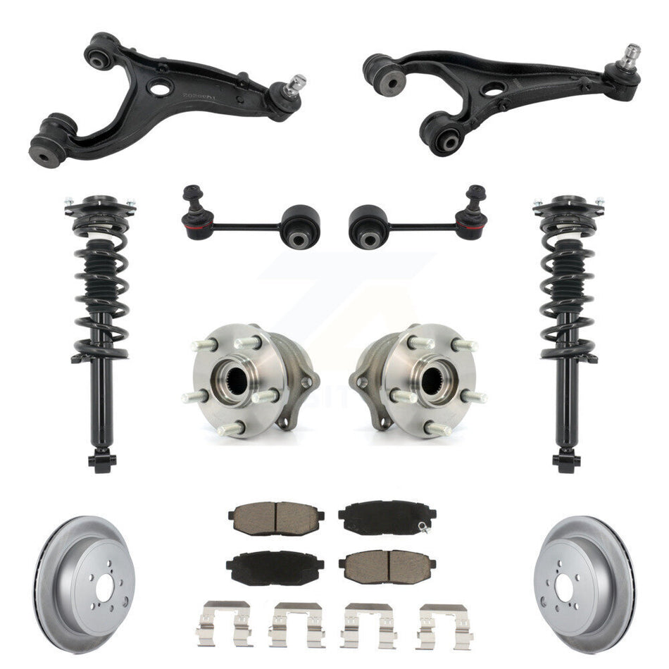 Rear Disc Rotor Brake Pad Hub Bearing Control Arm Tie Rod End Complete Strut Assembly Coil Spring Sh