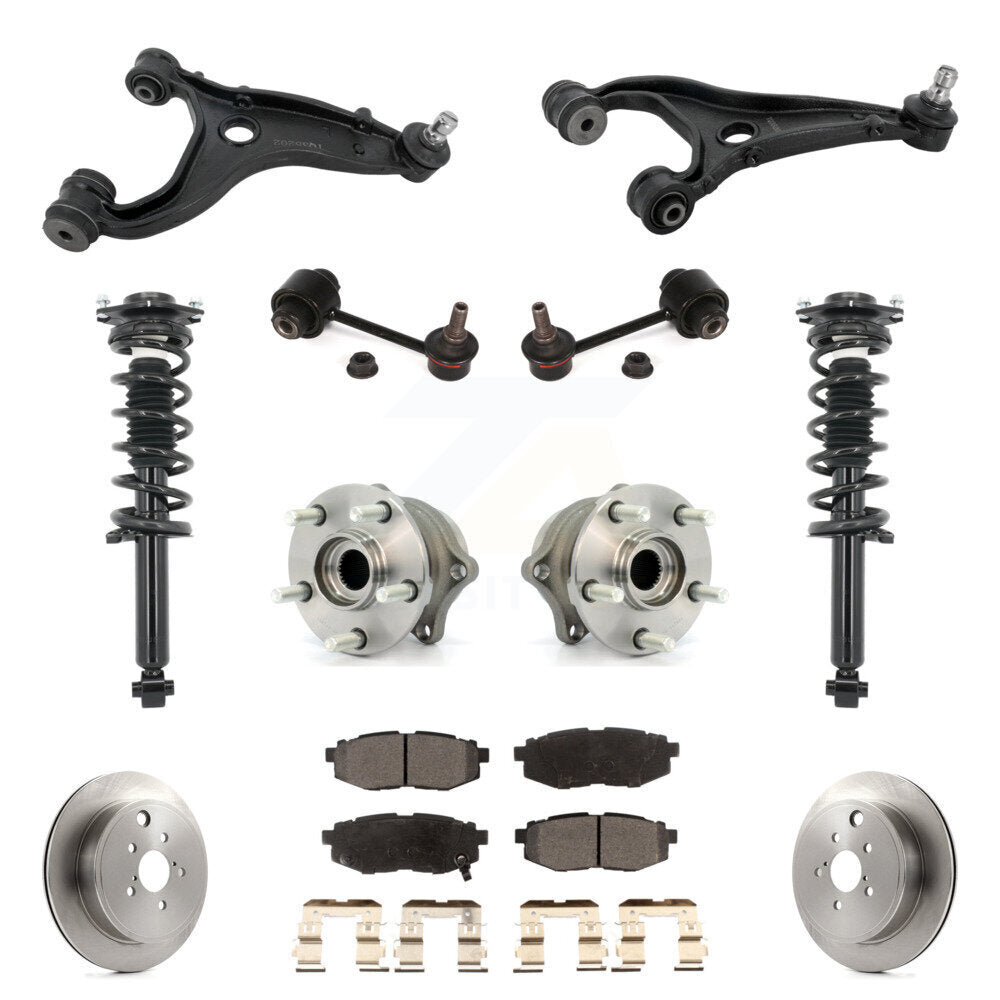 Rear Disc Rotor Brake Pad Hub Bearing Control Arm Tie Rod End Complete Strut Assembly Coil Spring Sh