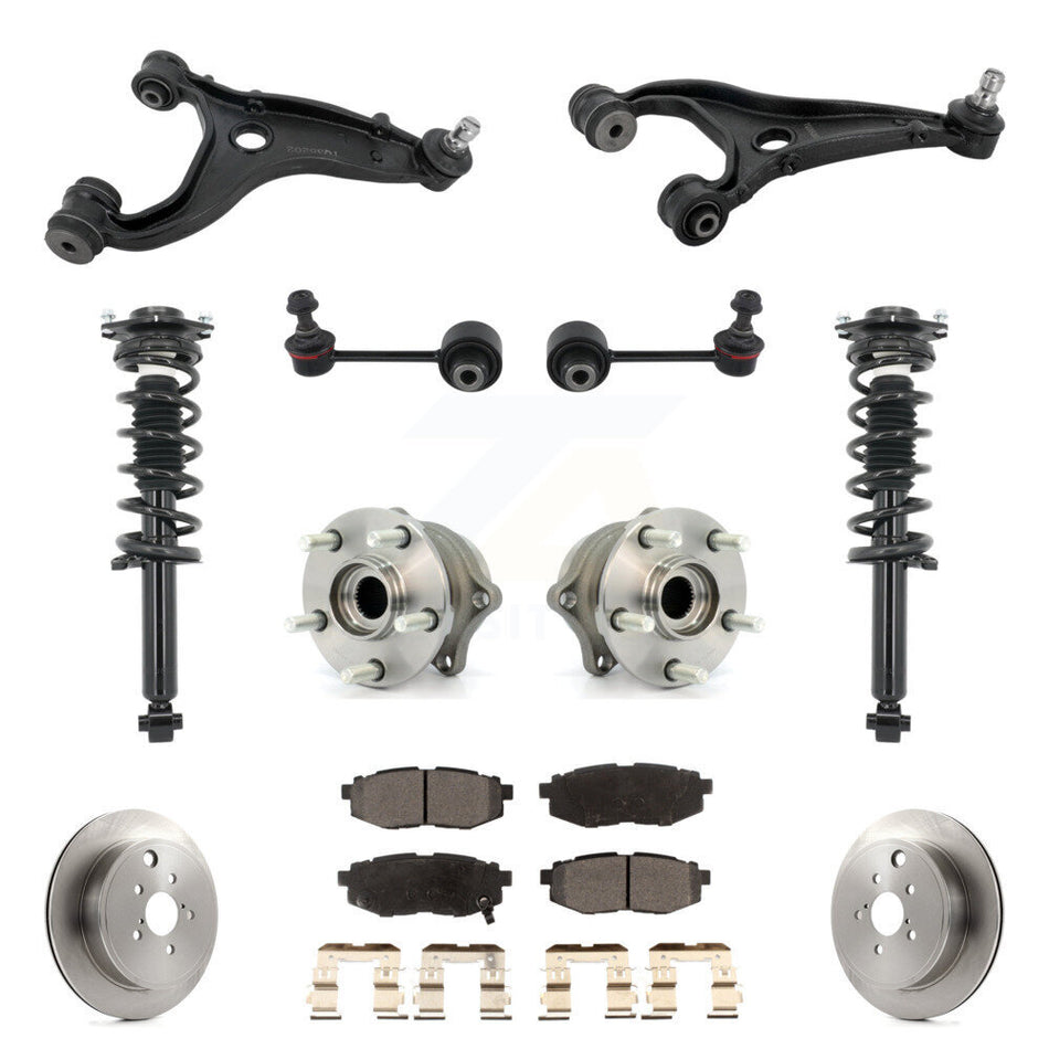 Rear Disc Rotor Brake Pad Hub Bearing Control Arm Tie Rod End Complete Strut Assembly Coil Spring Sh