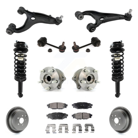 Rear Disc Rotor Brake Pad Hub Bearing Control Arm Tie Rod End Complete Strut Assembly Coil Spring Sh