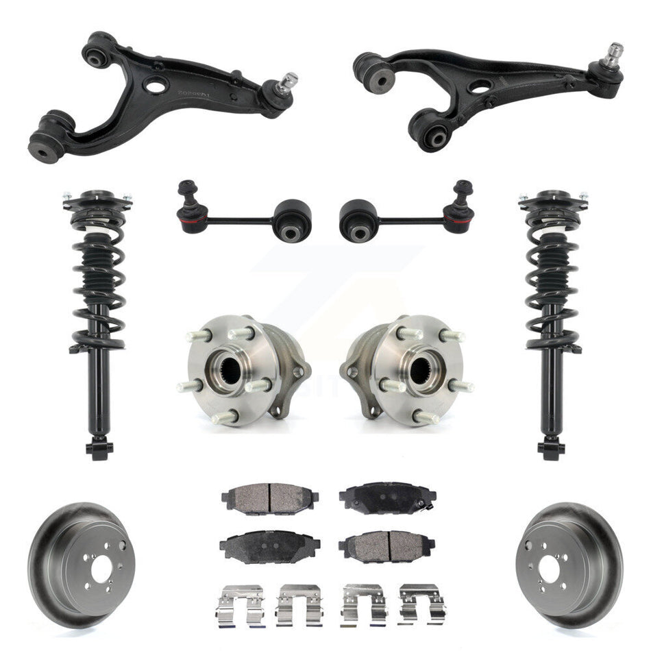 Rear Disc Rotor Brake Pad Hub Bearing Control Arm Tie Rod End Complete Strut Assembly Coil Spring Sh