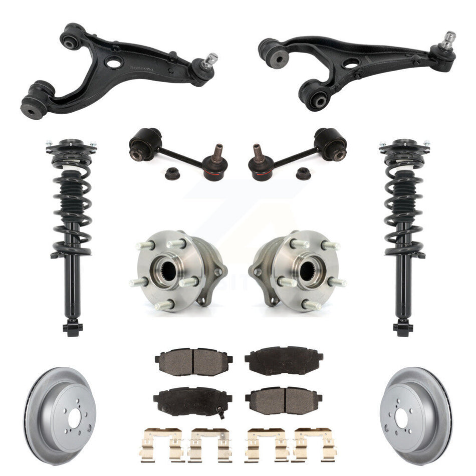 Rear Disc Rotor Brake Pad Hub Bearing Control Arm Tie Rod End Complete Strut Assembly Coil Spring Sh
