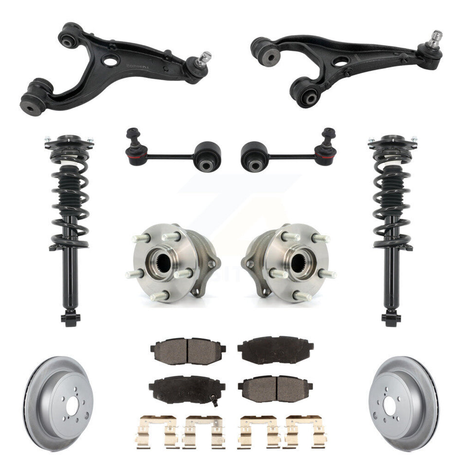 Rear Disc Rotor Brake Pad Hub Bearing Control Arm Tie Rod End Complete Strut Assembly Coil Spring Sh