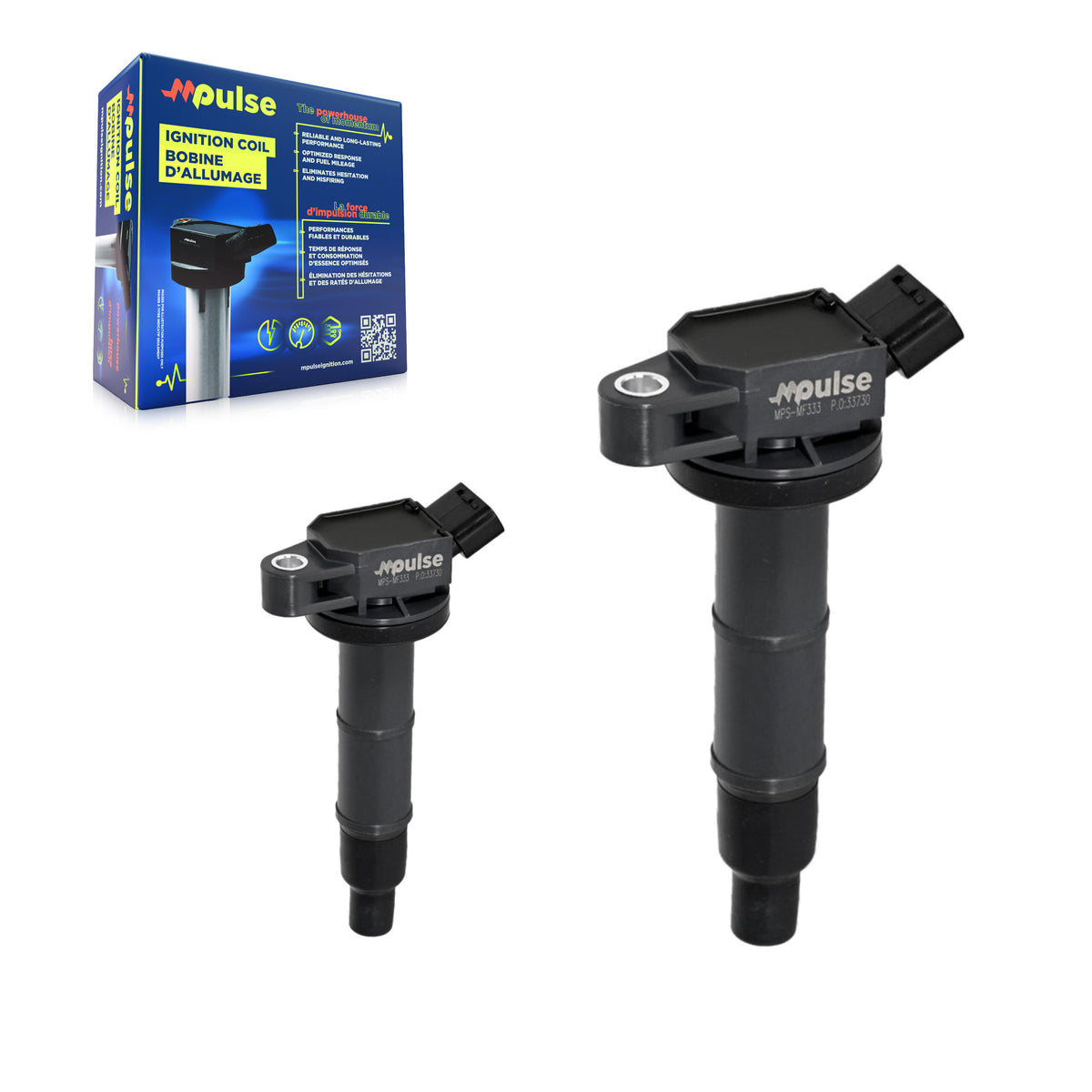 Ignition Coil (2 Pack) For Toyota Camry Corolla Matrix RAV4 Pontiac Vibe Highlander Scion KMP-100007