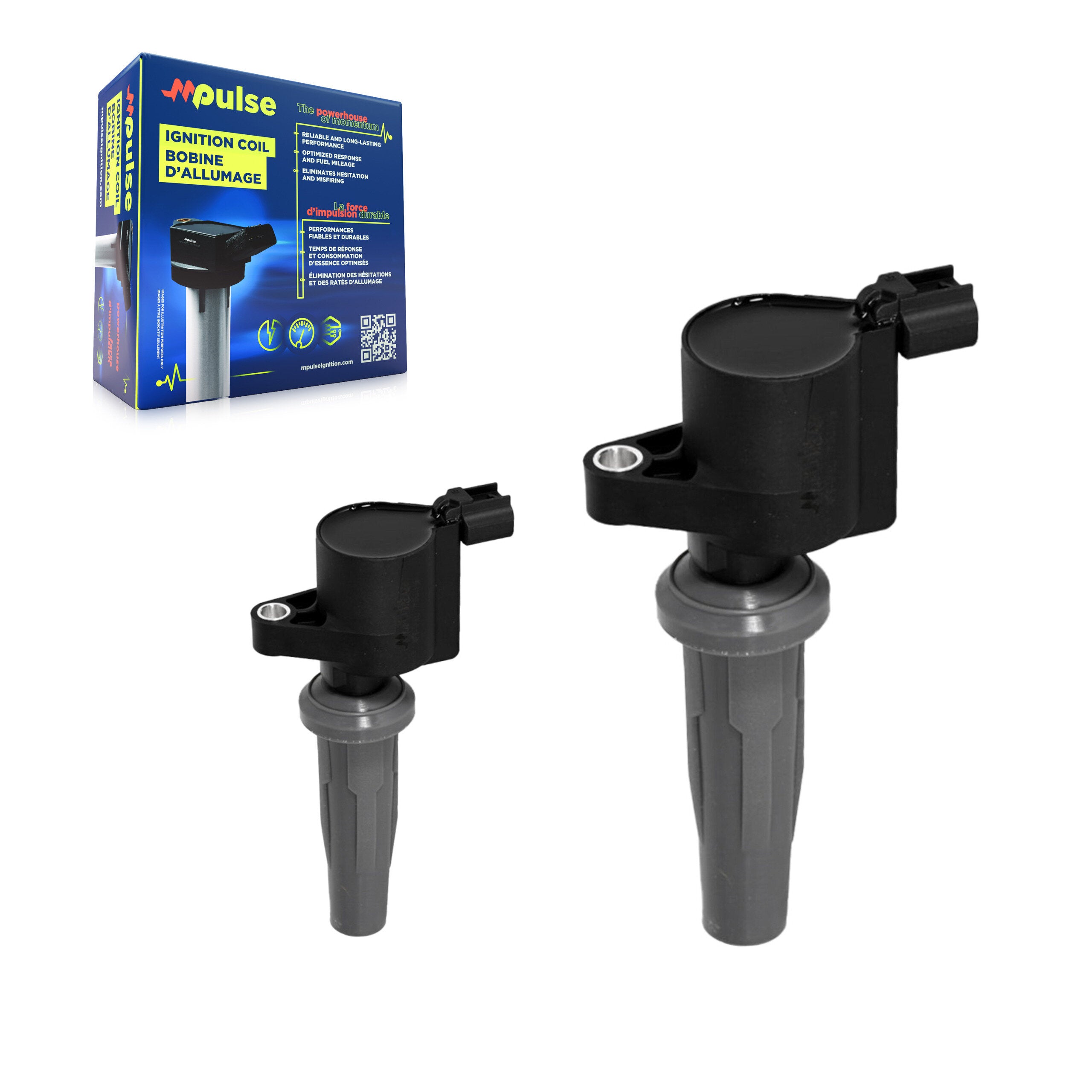 Ignition Coil (2 Pack) For Ford Escape Fusion Transit Connect Ranger Mazda Tribute MKZ KMP-100046