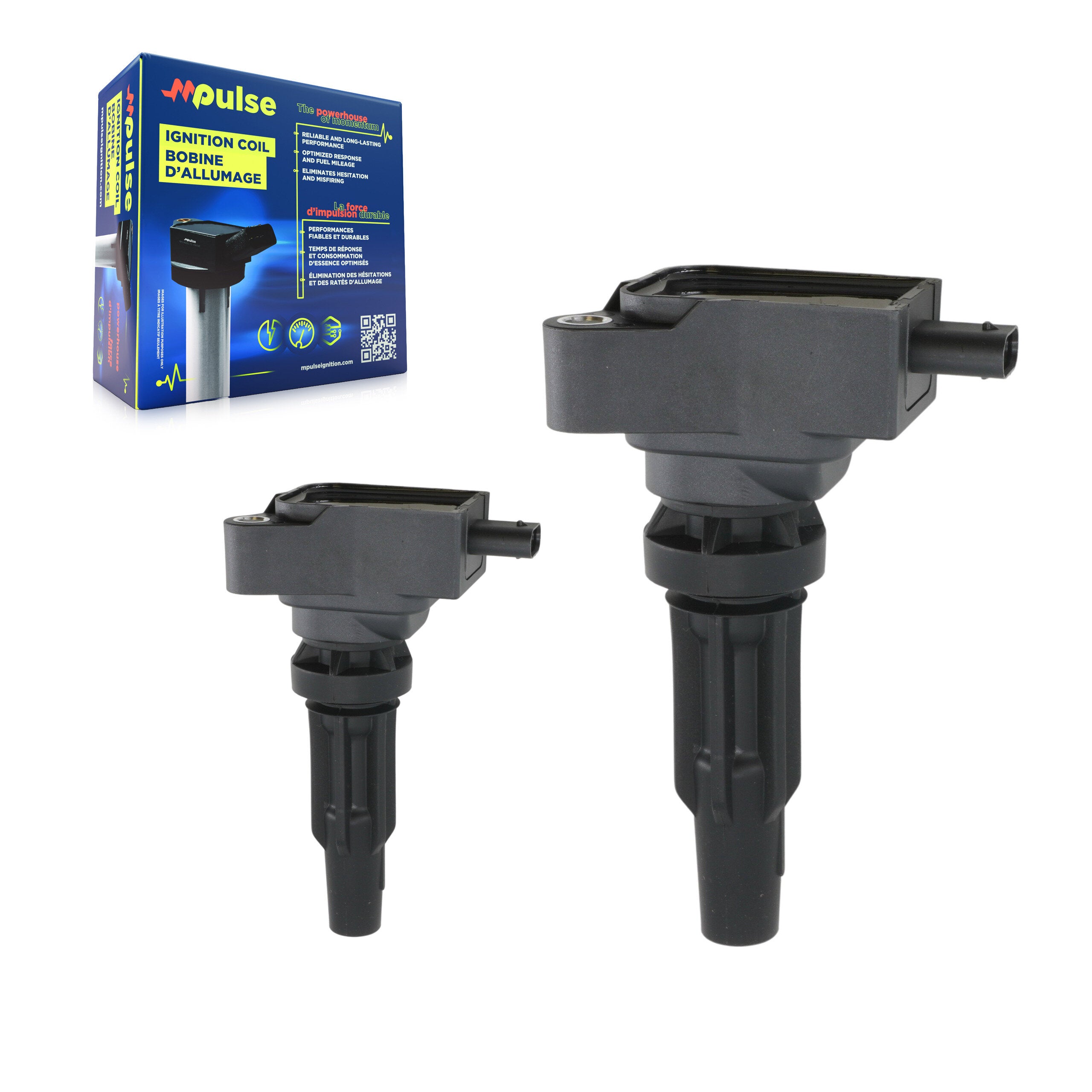 Ignition Coil (2 Pack) For Ford Escape Explorer Edge Ranger Bronco Sport Lincoln Transit KMP-100097