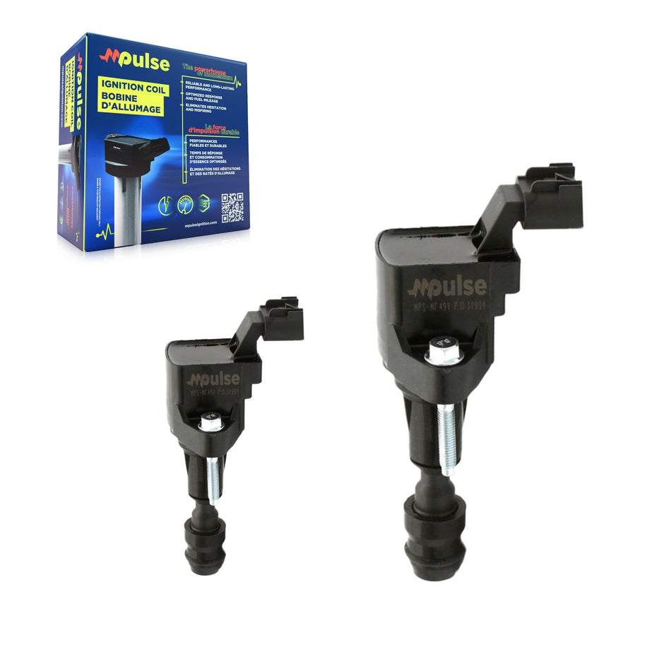 Ignition Coil (2 Pack) For Chevrolet Equinox GMC Terrain Cobalt Malibu Buick Pontiac G5 KMP-100098