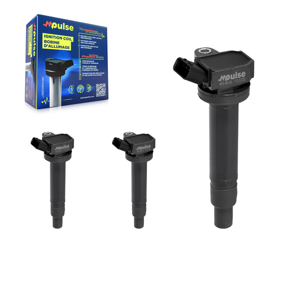 Ignition Coil (3 Pack) For Toyota Tundra 4Runner Lexus Sequoia SC430 GX470 LS430 LX470 KMP-100189